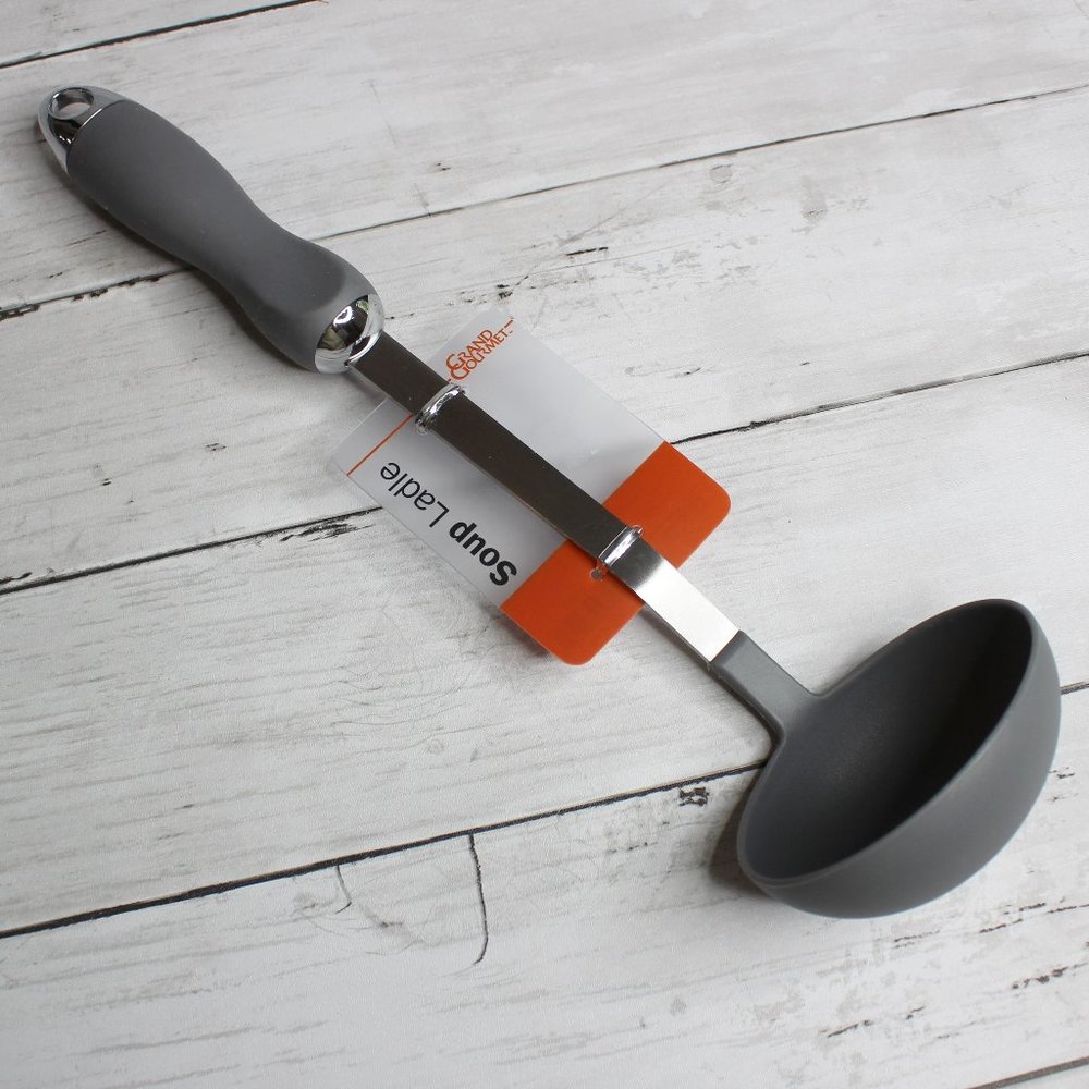 Grand Gourmet Pro Soup Ladle Heavy Stainless Steel